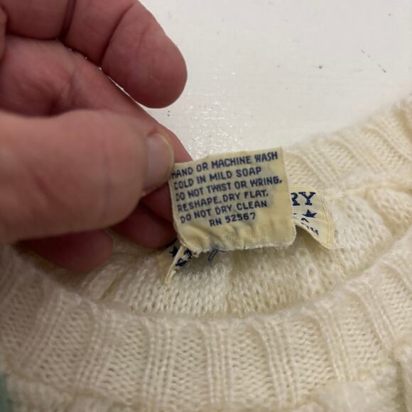 Vintage70's Star Ferry Betsy Johnson Michael Milea Collab L sweater Faiycore - Picture 5 of 9